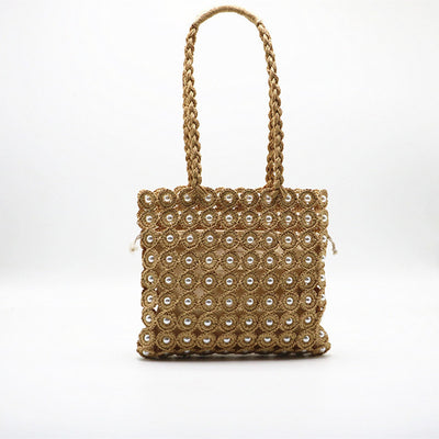 Woven Handbags Pearl Handbag