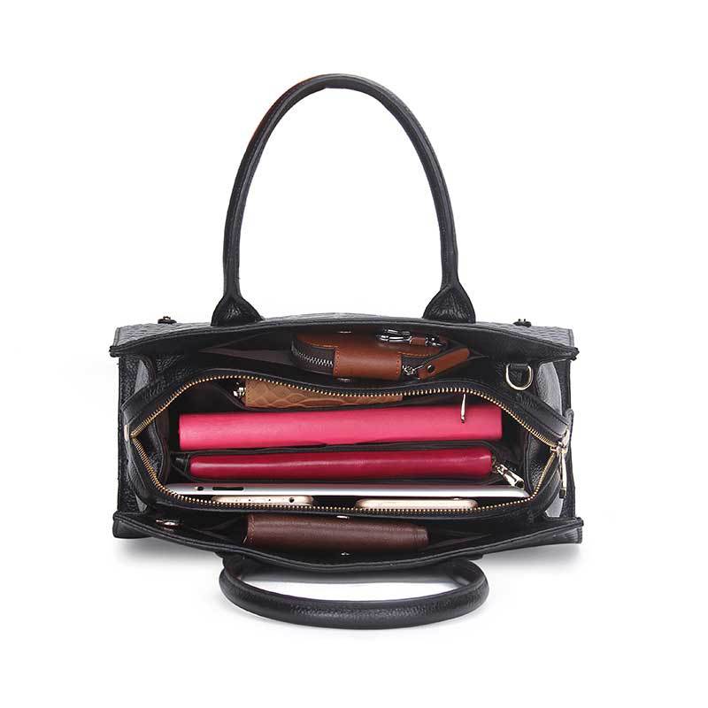 Leather handbags casual ladies handbag shoulder diagonal package