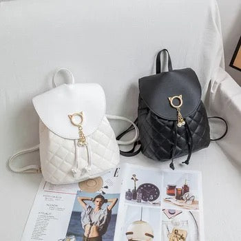 New Mini Outdoor Leisure Backpack, Simple Design Quilted Backpack Mini Backpack (10.24*7.48*4.72) Inch